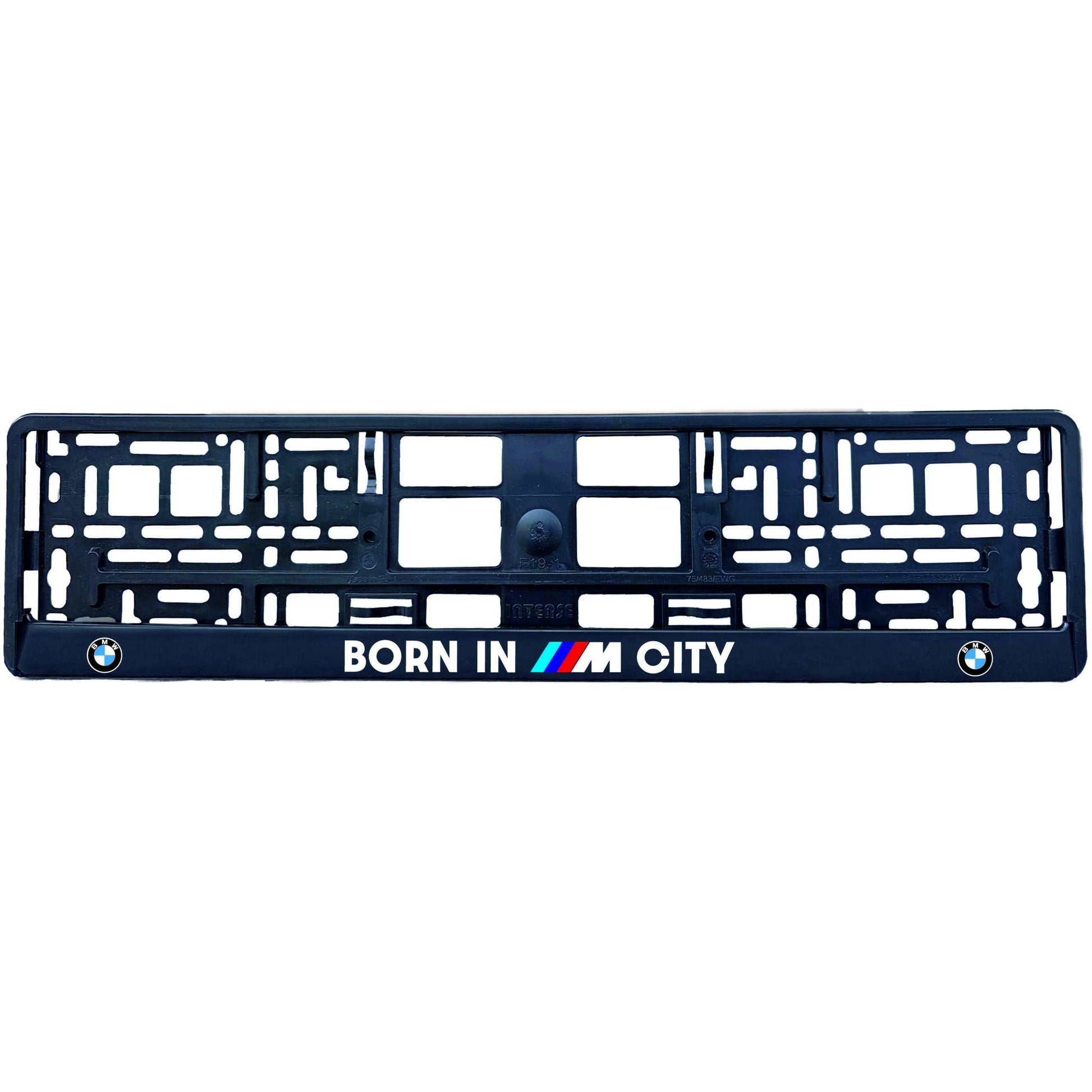 Set suport numar inmatriculare personalizat BMW M CITY