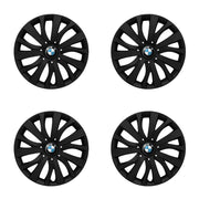 Set 4 capace roti potrivite jantelor de 15 inch compatibile BMW, Model - 345 Black Edition