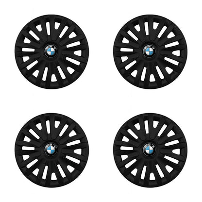 Set 4 capace roti potrivite jantelor de 16 inch compatibile BMW, Model - 412 Black