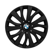 Set 4 capace roti potrivite jantelor de 15 inch compatibile BMW, Model - 345 Black Edition