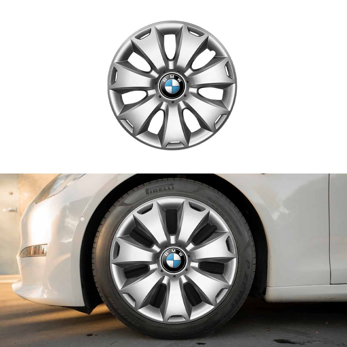 Set 4 capace roti 16 inchi (R16) compatibile Bmw, Model - 417