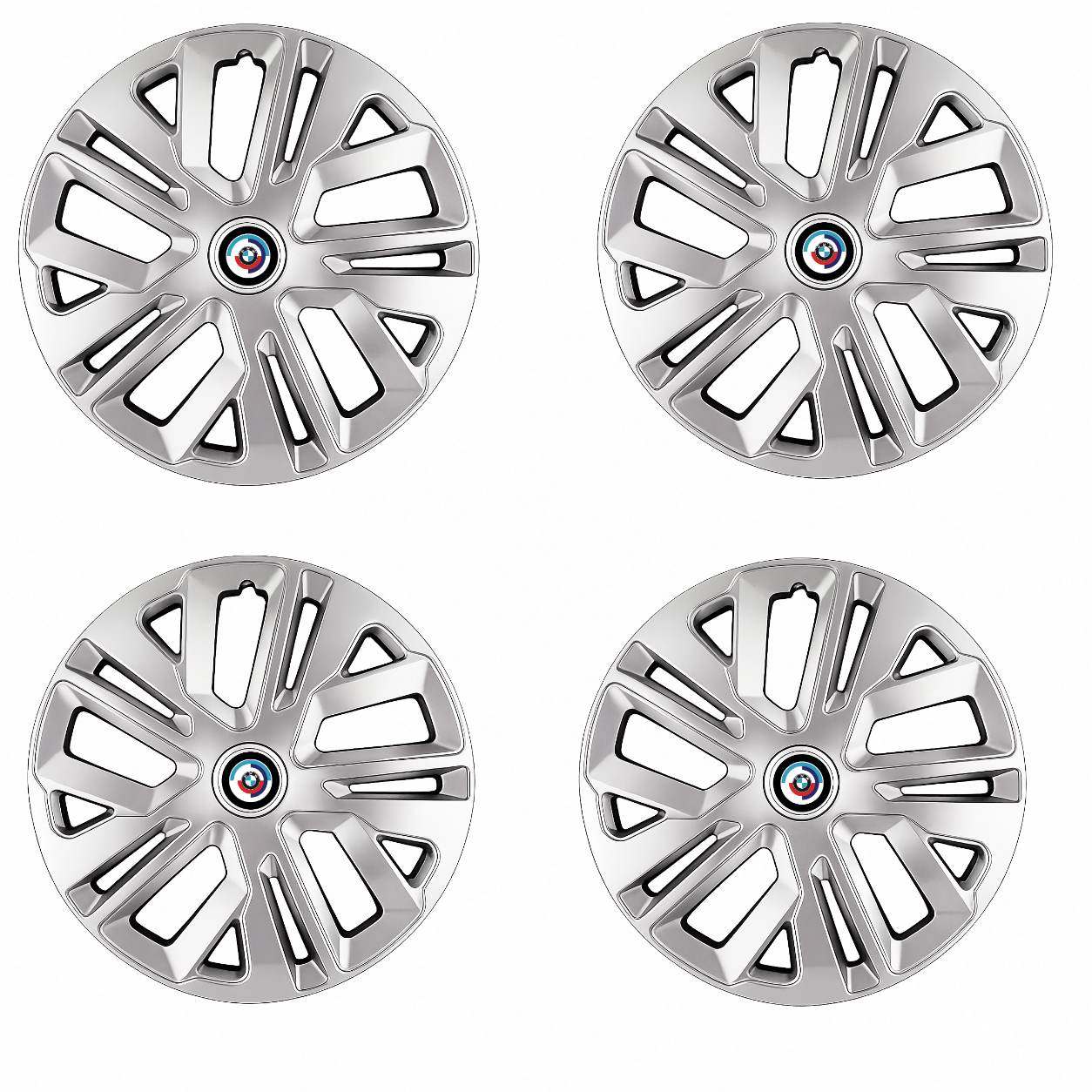 Set 4 Capace Roti 16 inchi (R16) Raven Gri Compatibile Cu Bmw Nou