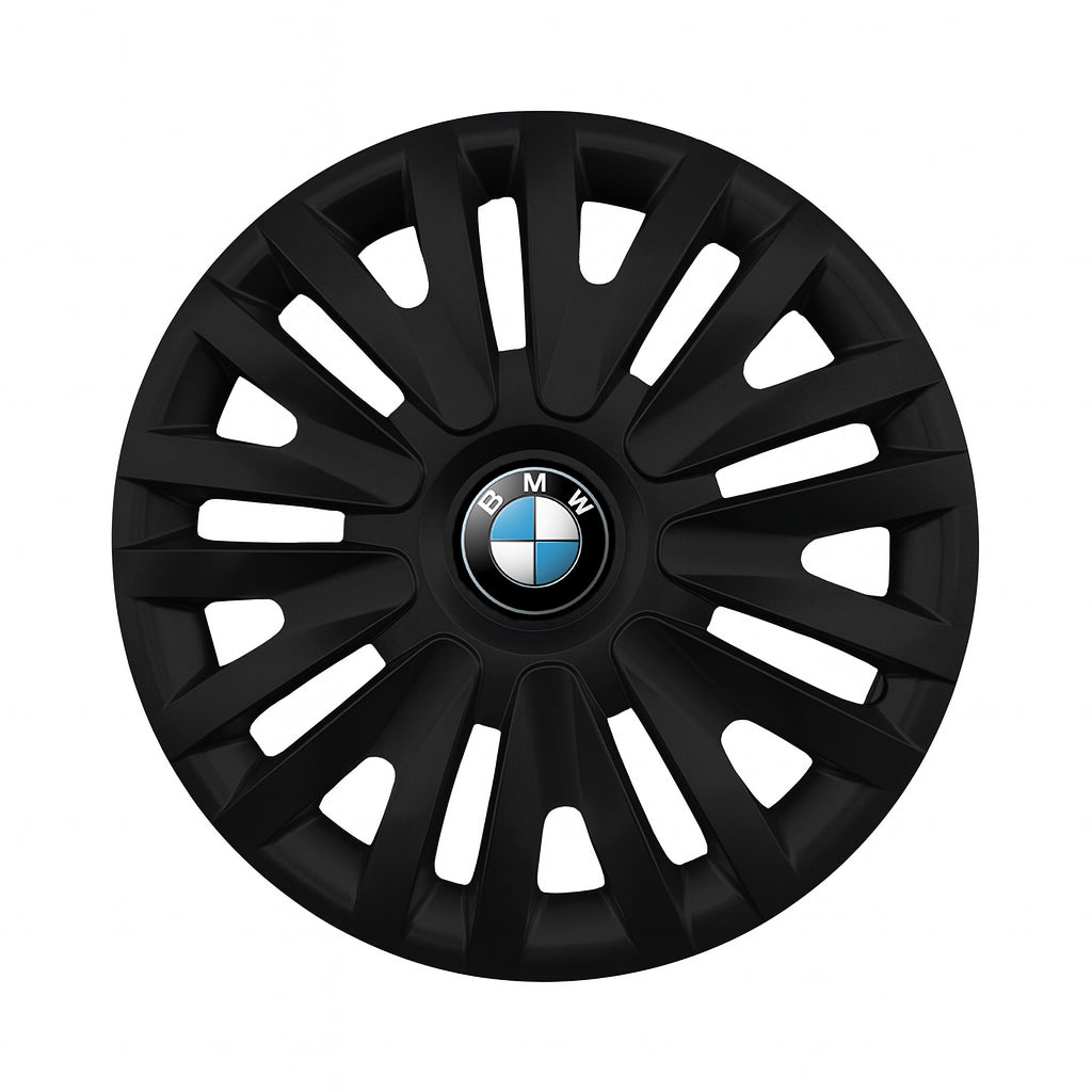 Set 4 capace roti potrivite jantelor de 14 inch compatibile BMW, Model - 217 Black