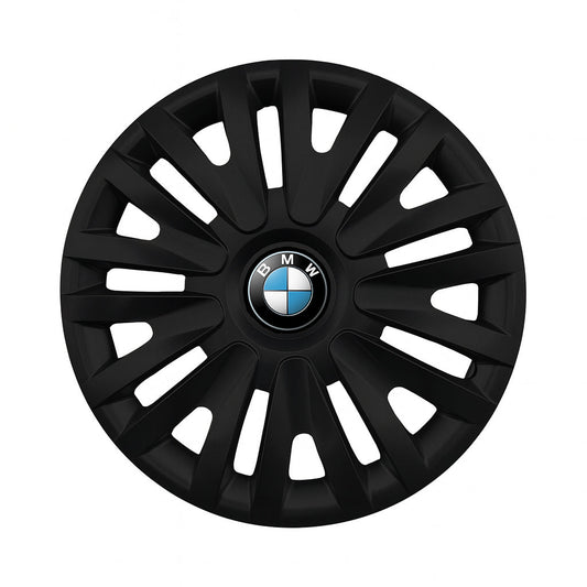 Set 4 capace roti potrivite jantelor de 14 inch compatibile BMW, Model - 217 Black