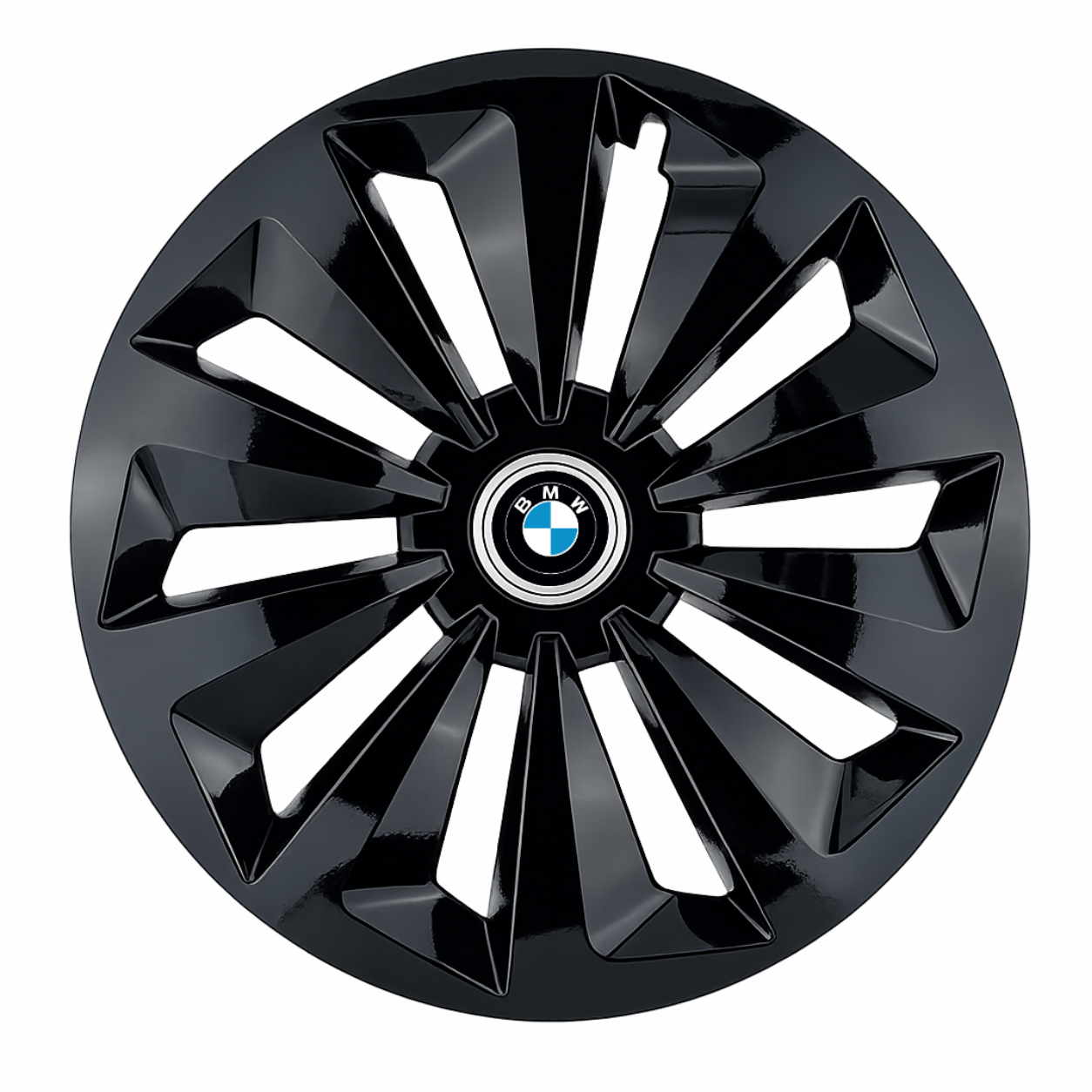 Set 4 capace roti Fox negru R15 Compatibil Cu BMW