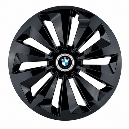 Set 4 capace roti Fox negru R14 Compatibil Cu BMW