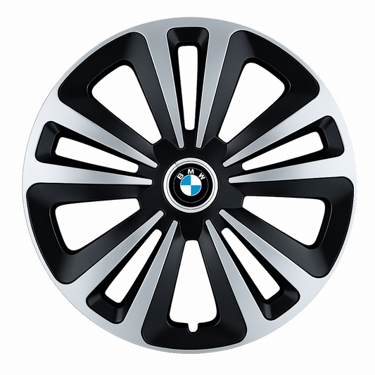 Set 4 Capace Roti Terra Gri-Negru R16, Compatibil Cu BMW