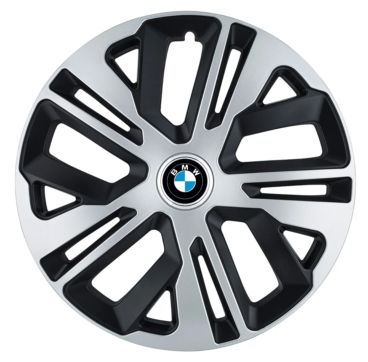 Set 4 Capace Roti 16 inchi (R16) Raven Gri-Negru, Compatibile Cu BMW