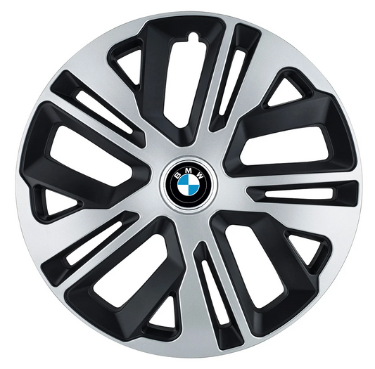 Set 4 Capace Roti 16 inchi (R16) Raven Gri-Negru, Compatibile Cu BMW