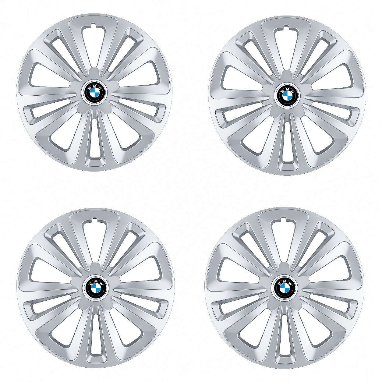 Set 4 Capace Roti Terra Gri R15 pentru BMW