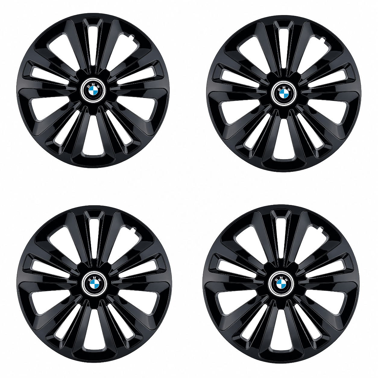 Set 4 Capace Roti Terra Negru R16, pentru BMW
