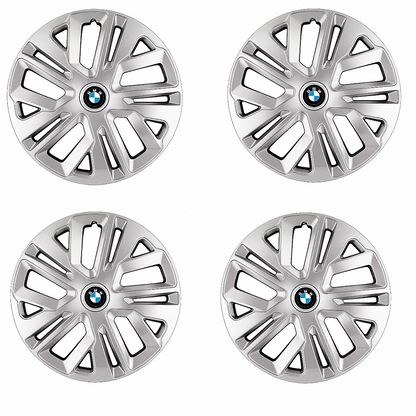 Set 4 Capace Roti 15 inchi (R15) Raven Gri, Compatibile Cu BMW