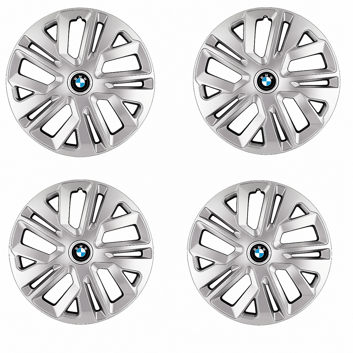 Set 4 Capace Roti 14 inchi (R14) Raven Gri, Compatibile Cu BMW