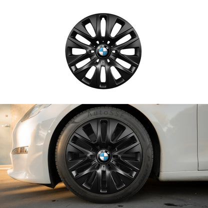 Set 4 capace roti 14 inchi (R14) compatibile gama BMW model - 225 Black