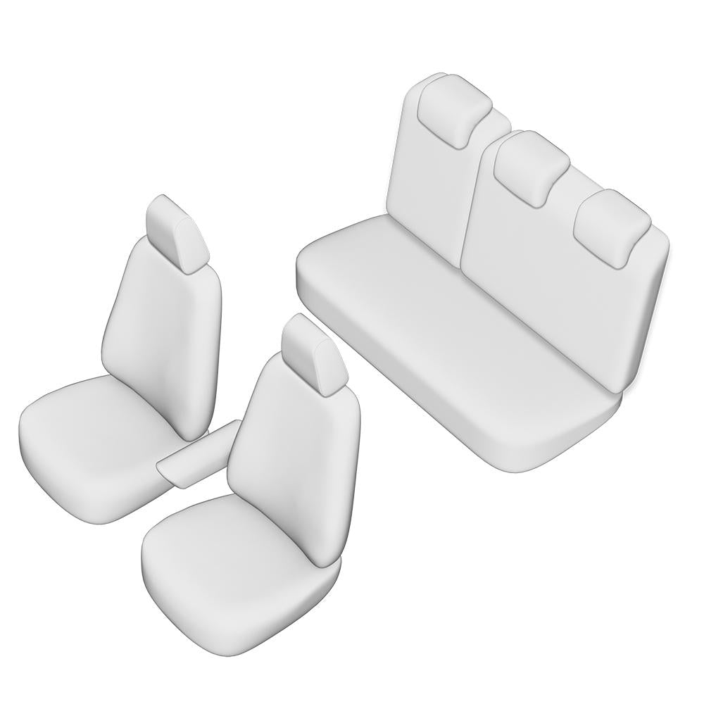 КОМПЛЕКТ КАЛЪФИ ЗА СЕДАЛКИ UMBRELLA ЗА PEUGEOT 308 HATCH 2013-2021 (ДЕЛЯЩА СЕ ЗАДНА СЕДАЛКА) С L-ОБРАЗНИ ЗАДНИ ПОДГЛАВНИЦИ