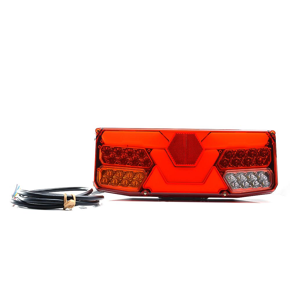 LAMPA MULTIFUNCTIONALA SPATE STANGA LED 1059 W138dL, 12V-24V, 7 FUNCTII WAS