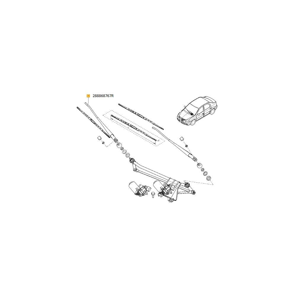 BRAT STERGATOR PARBRIZ PASAGER