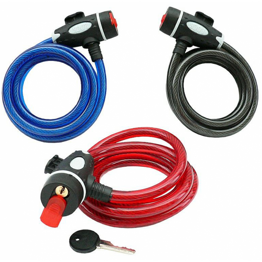 Cablu de blocare pentru bicicleta cu cheie