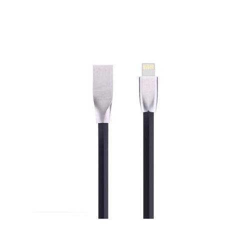 Cablu Iphone cu mufe in carcasa de metal