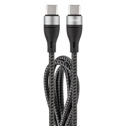 Cablu USB-C+USB-C, 100cm, 3A, 1m