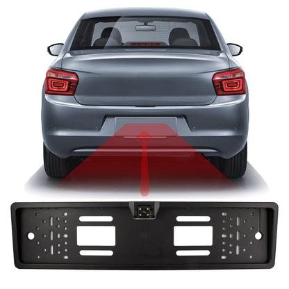 Cameră cu suport pentru număr de înmatriculare Carguard