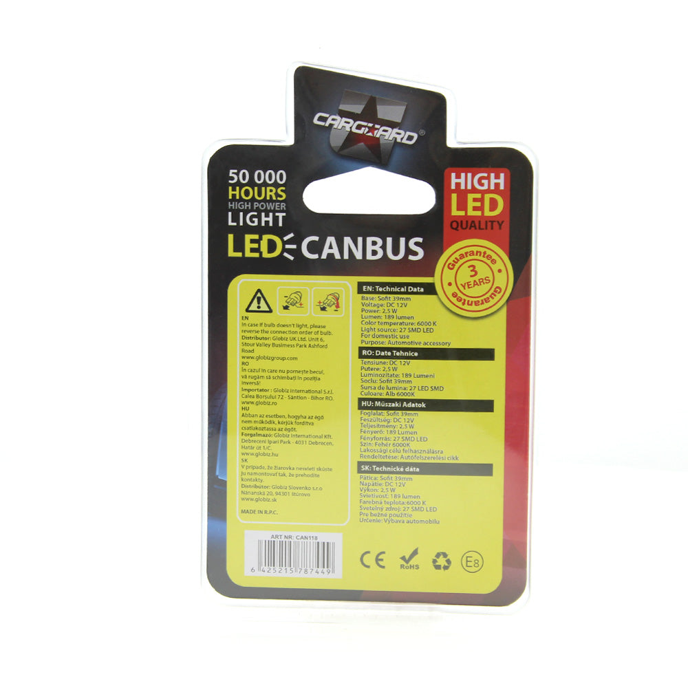 CAN118 led sofit pentru plafoniera si numare de inmatriculare