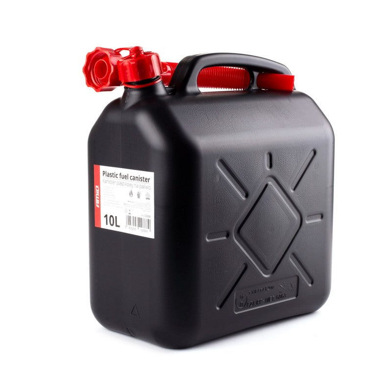 Canistra  de combustibil din plastic 10L, negru AMIO