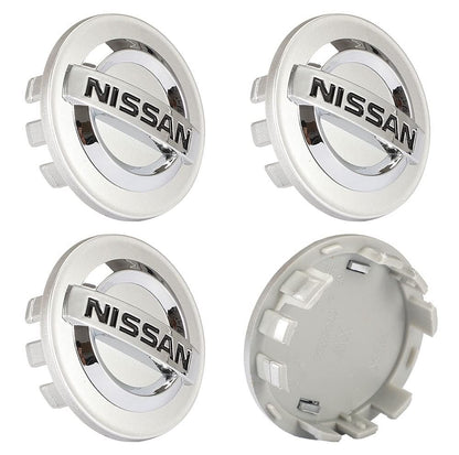 Set 4 Capace Janta Aliaj Nissan 60mm Argintiu