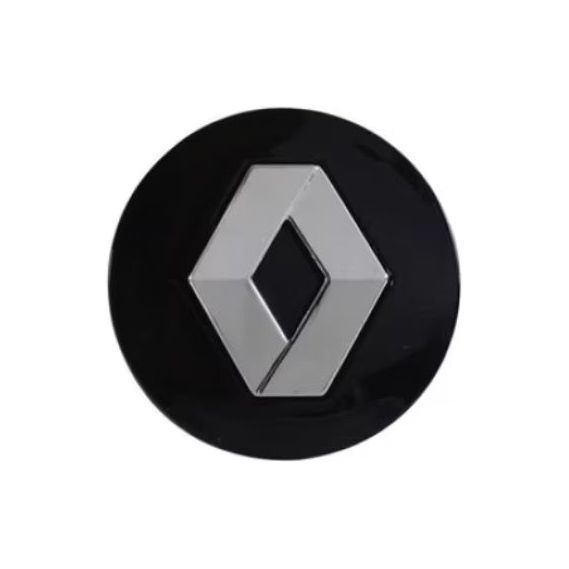 Централна капачка за алуминиева джанта ОРИГИНАЛНА RENAULT 57MM ЧЕРНА