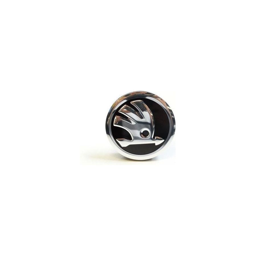 set 4 Capac Janta Aliaj Skoda 52MM Interior - 56MM Exterior Negru Cu Argintiu