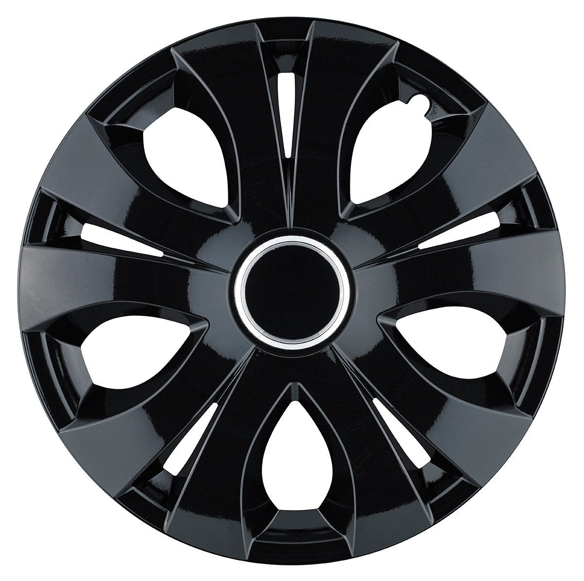 Set 4 Capace Roti Top Negru R16