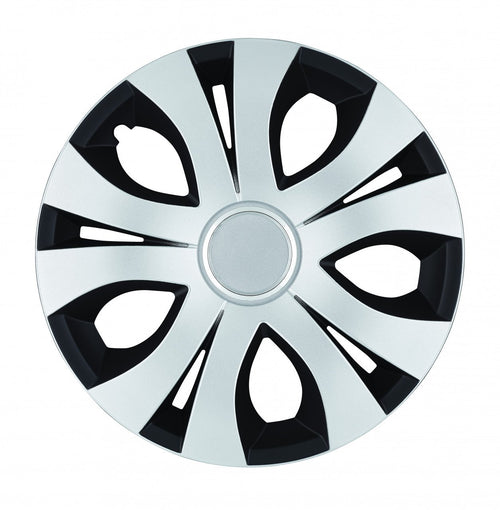 Set 4 Capace Roti Top Gri-Negru R14