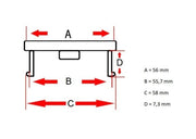 Capac Janta Aaliaj MAZDA 56MM NEGRU