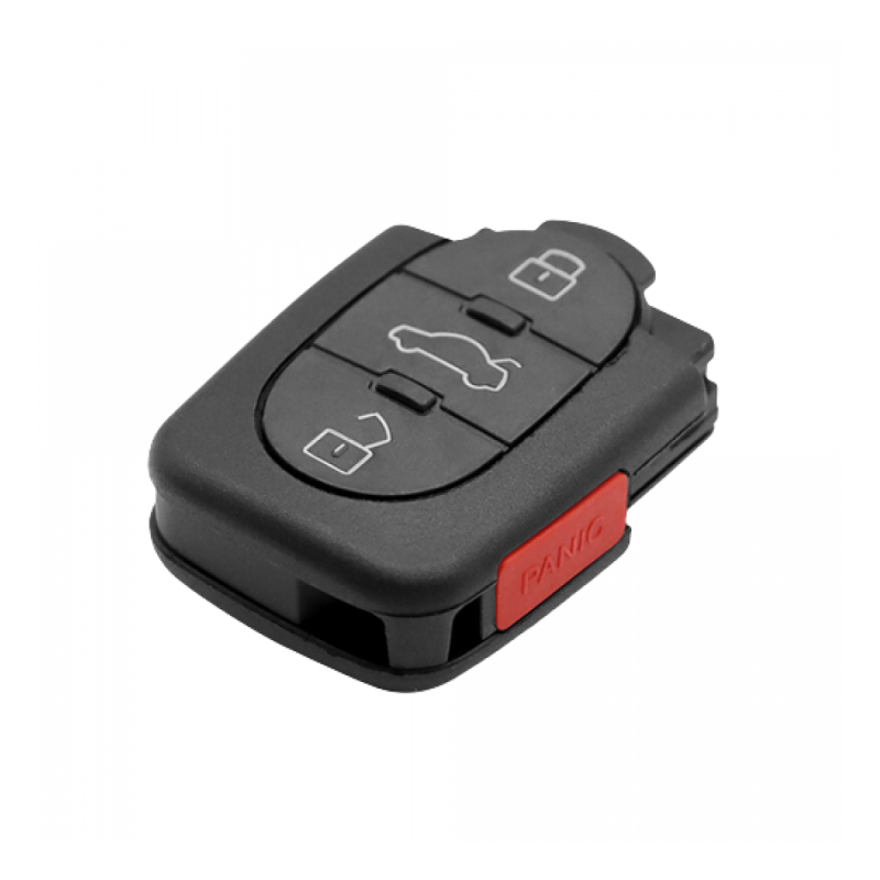 Carcasa cheie,after market,compatibila cu  Audi 3 butoane, cu buton panica,fara logo