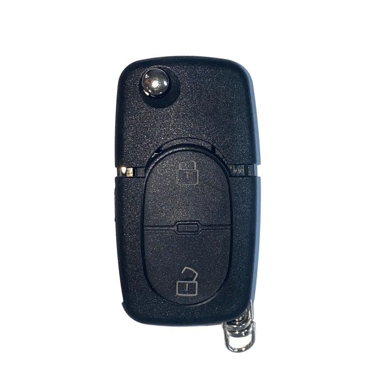 Carcasa cheie,after market,compatibila cu  briceag  Audi 2 but cu locas pt baterie 2032,fara logo