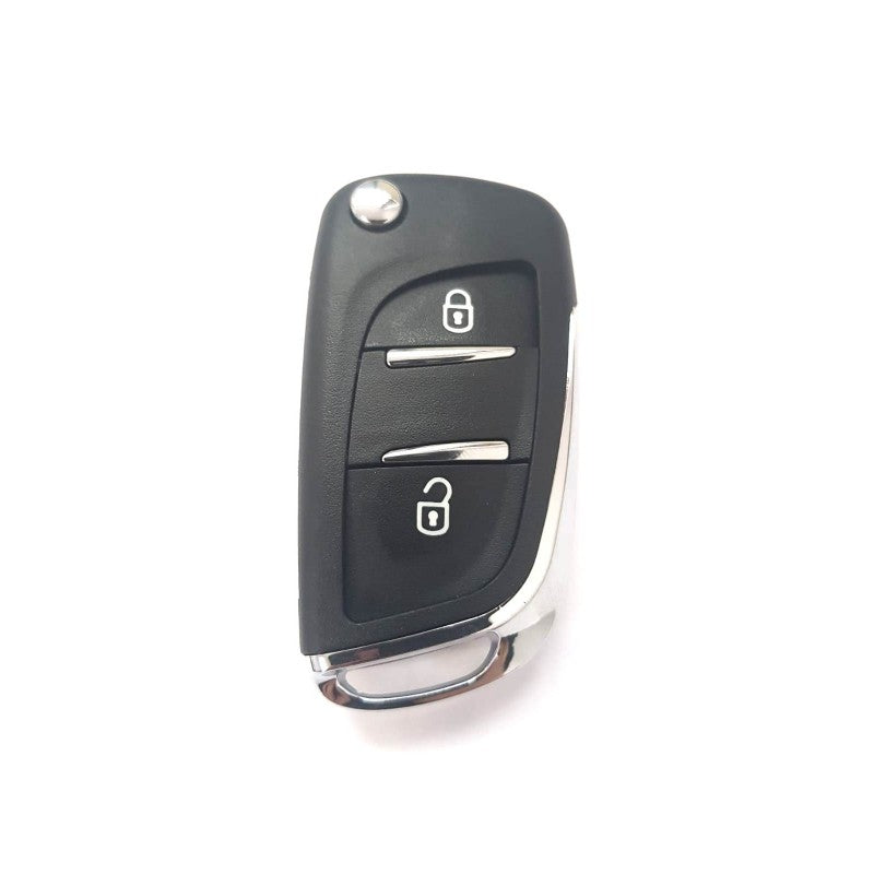 Carcasa cheie briceag Peugeot 2 but model cromat
