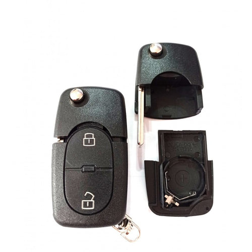 Carcasa Cheie Briceag after market , compatibila cu VW Golf 2 but rotunde  cu locas de baterie 2032