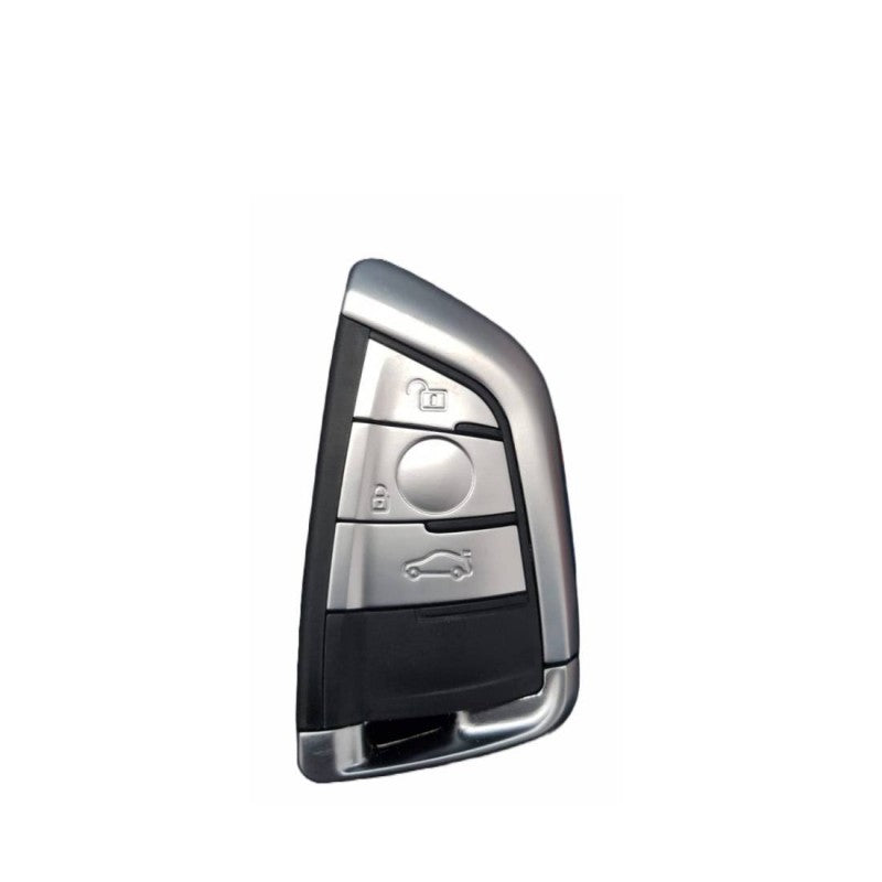 Carcasa cheie,after market,compatibila cu  Smart Bmw, 3 but, argintie,fara logo