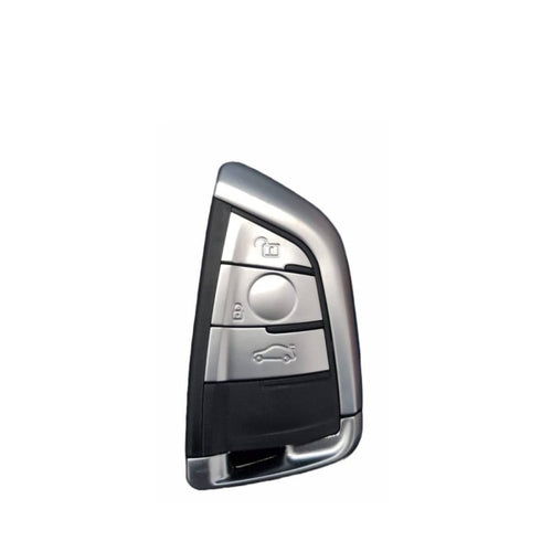 Carcasa cheie,after market,compatibila cu  Smart Bmw, 3 but, argintie,fara logo
