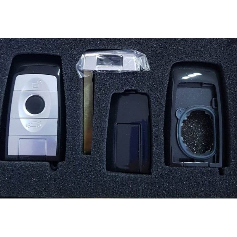 Carcasa cheie  Smartkey,after market,compatibila cu  BMW 3 but neagra,fara logo
