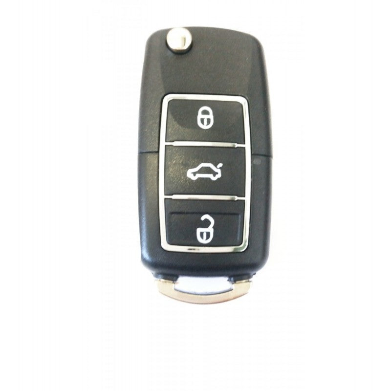 Carcasa VW briceag negru cu crom fara locas de baterie