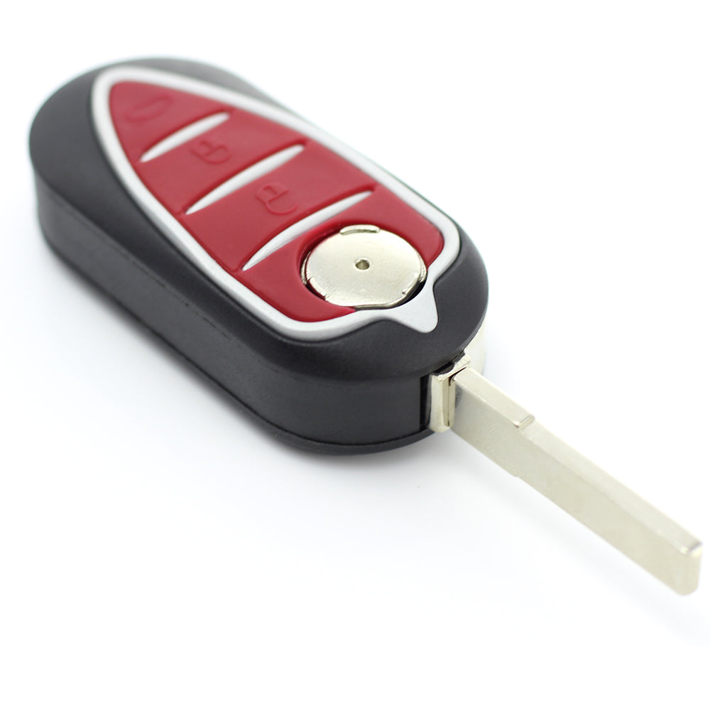 Alfa Romeo - Carcasă cheie - tip briceag, cu 3 butoane - CARGUARD