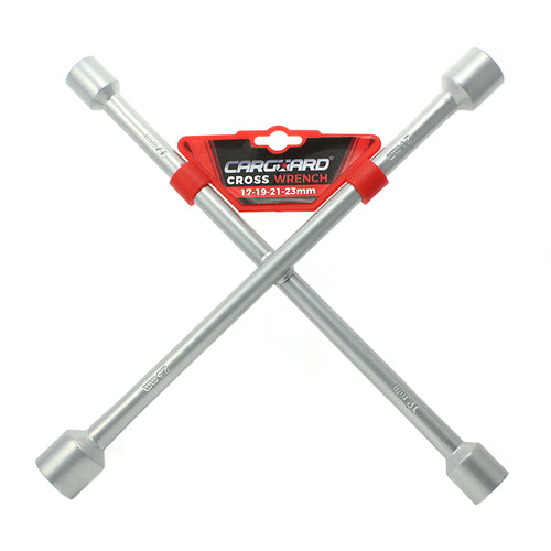 Cheie de roată în cruce 17, 19, 21, 23 mm - Carguard