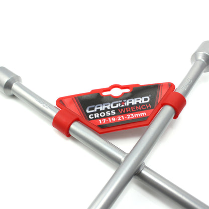 Cheie de roată în cruce 17, 19, 21, 23 mm - Carguard