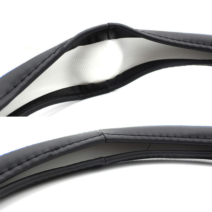 Husa volan auto - negru / albastru - CARGUARD