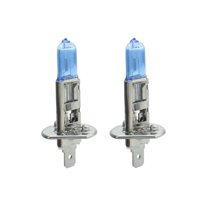 Set de 2 becuri Halogen H1 +100% Intensitate - LONG LIFE - CARGUARD