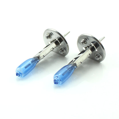 Set de 2 becuri Halogen H1, 100W +130% Intensitate - LONG LIFE - CARGUARD