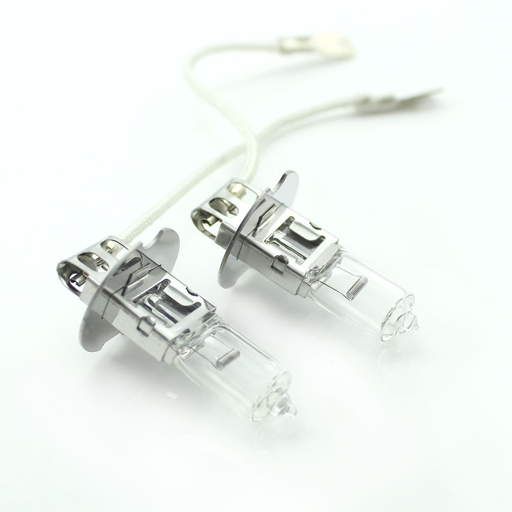 Set de 2 becuri Halogen H3, 55W +50% Intensitate - LONG LIFE - CARGUARD