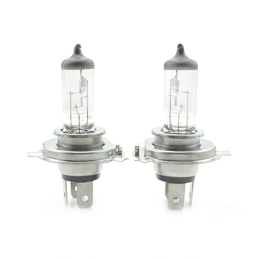 Set de 2 becuri Halogen H4, 55W, +50% Intensitate - LONG LIFE - CARGUARD