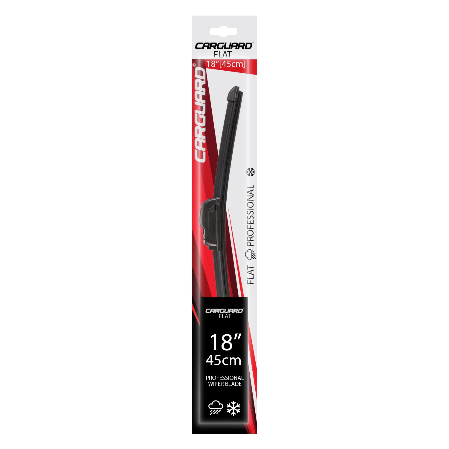 18"/45cm - ștergător universal de parbriz “FLAT” - CARGUARD